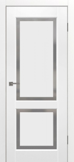 Дверь со стеклом Лайт 2 М белый эмалит