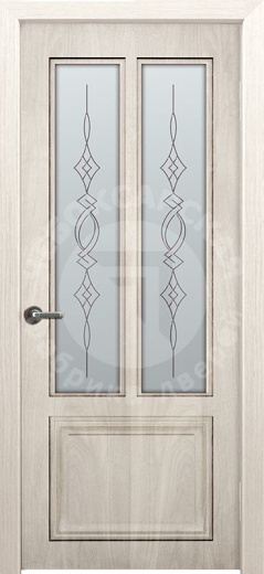 Дверь экошпон Эмма 70 ПО с матовым стеклом