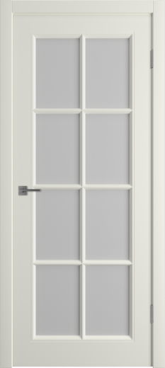 Дверь со стеклом Моника магнолия эмаль стекло White Cloud