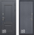 Входная дверь Консул 9005 Термо - Ясень графит - правая