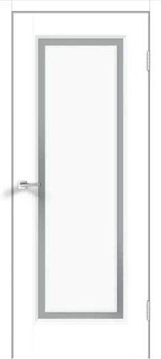 Дверное полотно Экошпон FLY 61 цвет Белый Эмалит