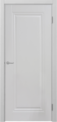 Дверь глухая Робин 1 светло-серая эмаль