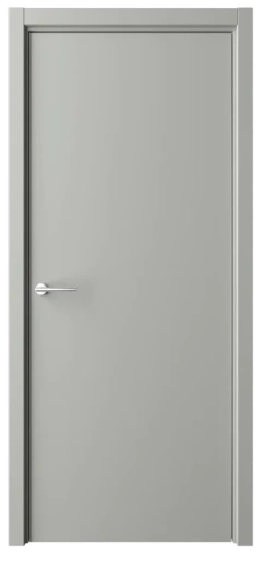 Дверь глухая Геометрия 1 серая эмаль
