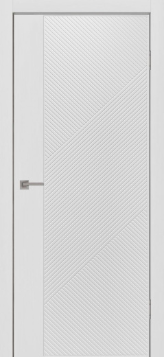 Дверь глухая Графика 11 белый эмалит