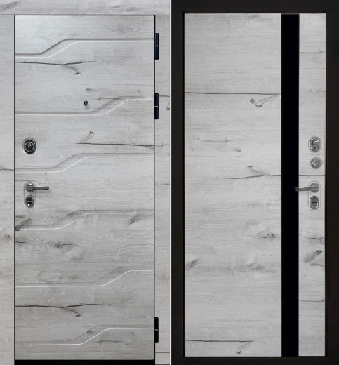 Входная дверь Роял Горизонт Дуб Арктика правая