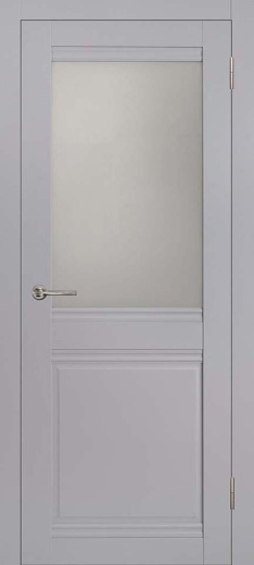 Дверь экошпон Омега ПО серый эмалит