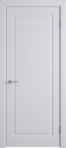 Дверь глухая Glanta светло-серая эмаль