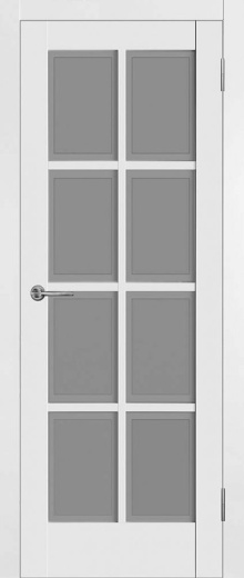 Дверь экошпон 101U белый матовый