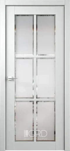 Дверь экошпон Элегант 1 ПО стекло рефлект