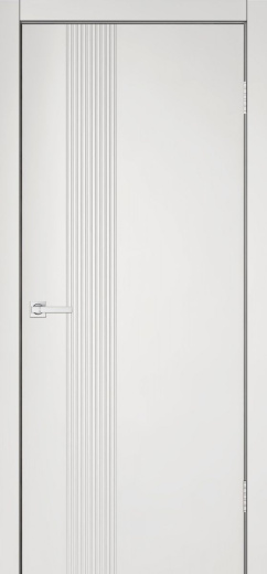 Дверь глухая Ультра Лайн белая эмаль