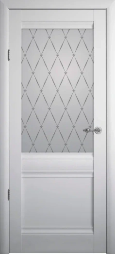Дверь эмалит Рим ПО винил платина