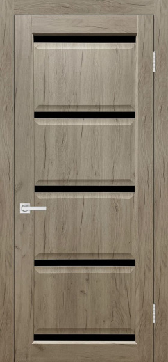 Дверь экошпон Евро 20 дуб крафт серый