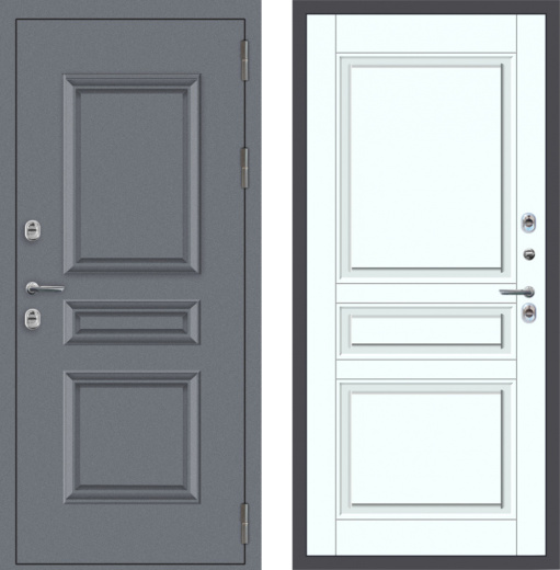 Входная дверь YoDoors-62 Термо - Bianco - правая