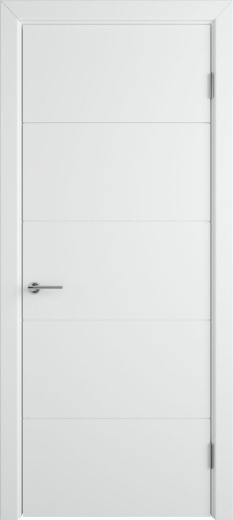 Дверь глухая Trivia белая эмаль