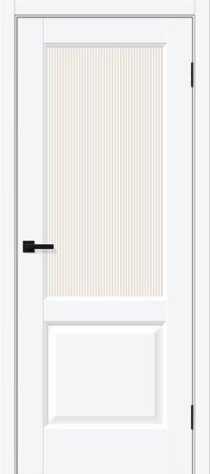 Дверь эмалит Неоклассик-33 ПЭТ White Silk