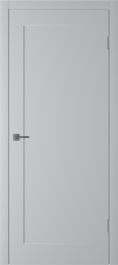 Дверь глухая Эклипс светло-серая эмаль