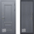 Входная дверь Консул 7024 Термо - Ясень графит - правая
