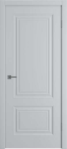 Дверь глухая Беатрис 2 светло-серая эмаль