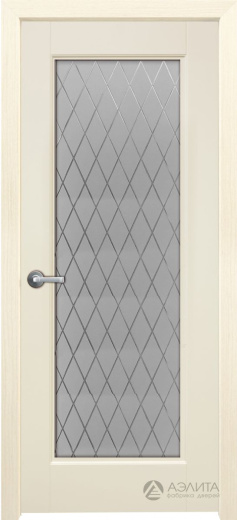 Дверь экошпон Эмма 175 ПО с матовым стеклом